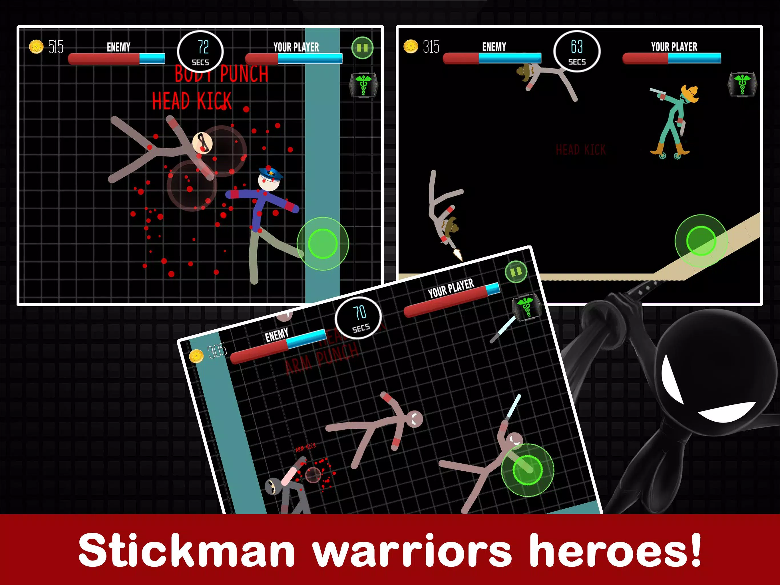 Stickman Fight - jogos para 2 APK (Download Grátis) - Android Jogo