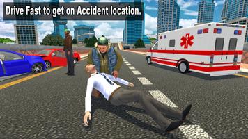Big Ambulance Doctor Rescue 3D capture d'écran 3