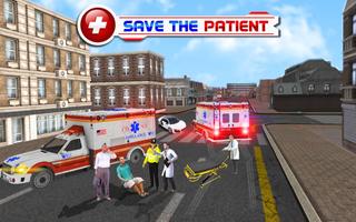 Ambulance Rescue Game imagem de tela 1