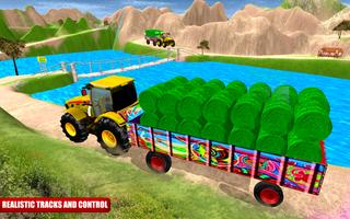 City Tractor Driving: Big Wheels Log Transporter screenshot 2