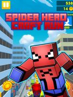 Spider Hero Craft Infinite Run Affiche