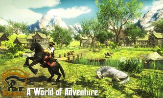 Pferd Abenteuer Quest 3D Plakat