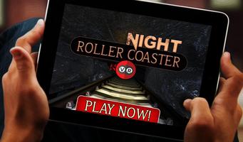 Roller coaster rides VR night 2018 poster