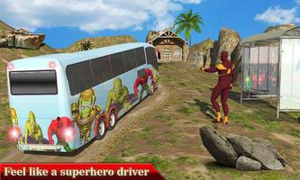 Superhero Transporter: Avengers Climb Bus Driver screenshot 2