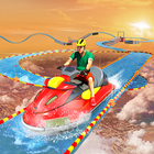 Impossible Water Slide Boat Racing アイコン