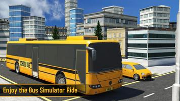 School Bus 3D Affiche