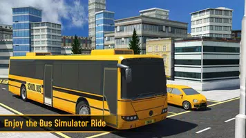 School Bus 3D الملصق