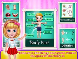 Our Body Parts - Human Body Part Learning for kids اسکرین شاٹ 2
