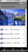 The Best 130 Radios of Canada syot layar 1