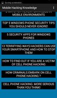 Mobile Hacking Knowledge screenshot 3