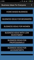 Business Ideas For Everyone poster