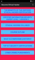 Become Ethical Hacker تصوير الشاشة 1