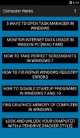 Computer Hacks پوسٹر