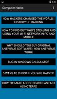 Computer Hacks تصوير الشاشة 1