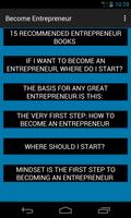 Become Entrepreneur capture d'écran 1
