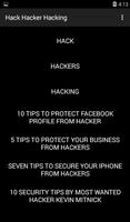 Hack Hacker Hacking Affiche