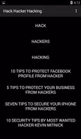Hack Hacker Hacking poster