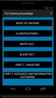 Pro Hacking Knowledge Affiche