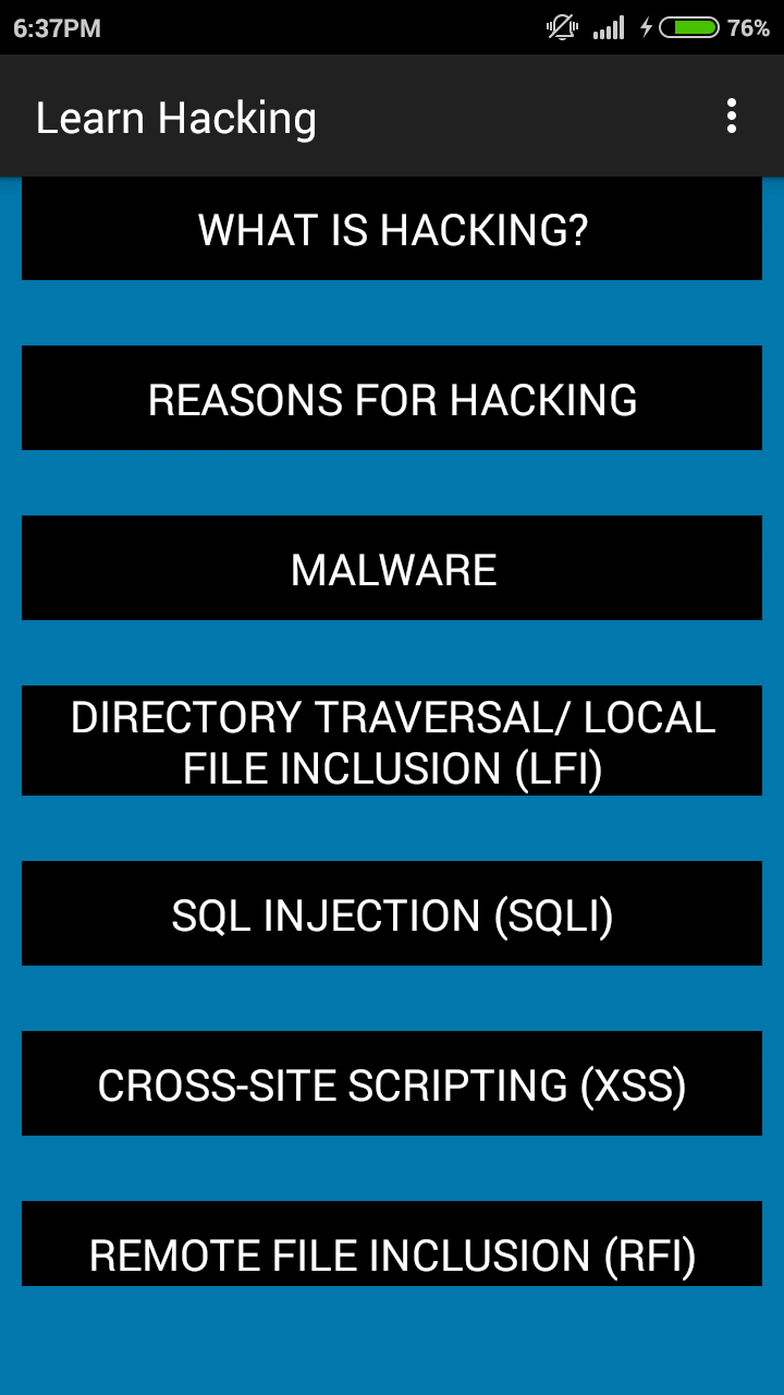 Learn Hacking for Android - APK Download - 