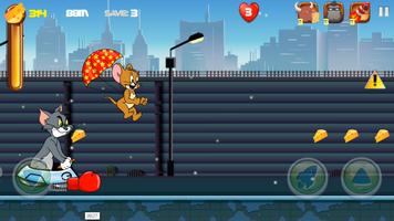 Adventure Tom and Jerry Run: Escape from Alien captura de pantalla 2