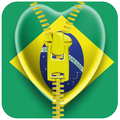 Brazil zipper lock screen