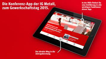 IG Metall Konferenz-App poster
