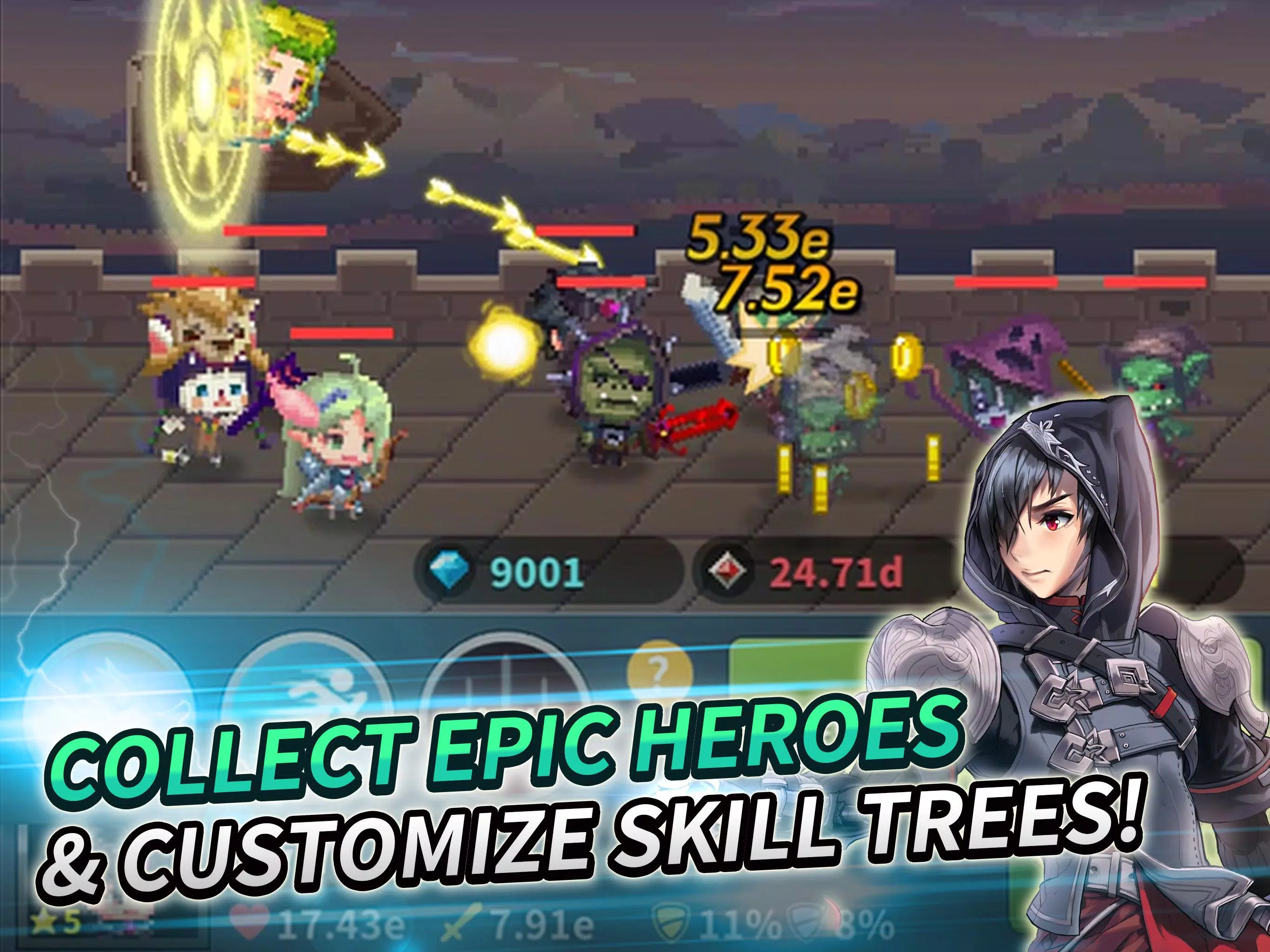 Android 用の 無限放置系rpg 転生騎士団 Infinity Knights Apk をダウンロード