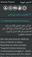 Hadith Book Arabaen Nawawi Arabic & Melayu Muslims capture d'écran 3