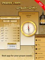 Islamic Prayer Times & Qibla poster