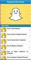 Guide for Snapchat Cartaz