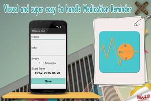 Pill Medication Reminders App โปสเตอร์