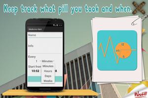 Pill Medication Reminders App ภาพหน้าจอ 1