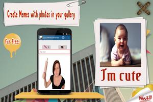 Meme Generator Free App ภาพหน้าจอ 1