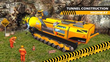 Tunnel Construction Highway Simulator 2018 Affiche