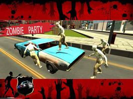 Police Car Chase Vs  Zombie screenshot 1