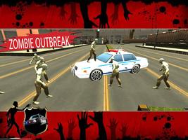 Police Car Chase Vs  Zombie screenshot 3