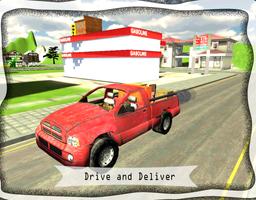 Courrier Truck Sim 3D gratuit Affiche