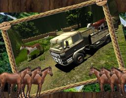 Animal Transport Truck Drive capture d'écran 1