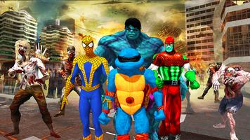 Injustice Heroes VS Zombies War 海報