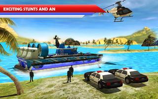 Off Road Hovercraft Police Rescue Transport Heroes Affiche