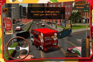 Pizza Van Delivery Service 3D capture d'écran 1