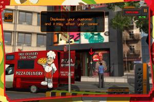 Pizza Van Delivery Service 3D capture d'écran 2