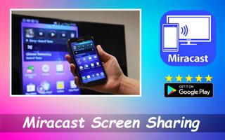 Miracast Screen Sharing Affiche