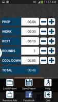 برنامه‌نما HIIT interval training timer عکس از صفحه