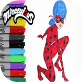 Coloriage Ladybug Chat Noir Dessins icon