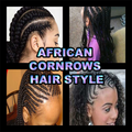 African Cownrows Hair Style