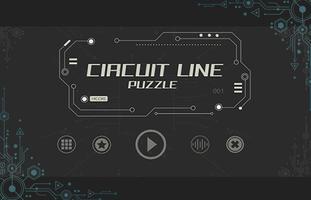 Circuit Line Puzzle Affiche