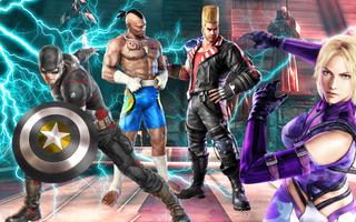 Paul The Street Fighter Superhero Fighting Games الملصق