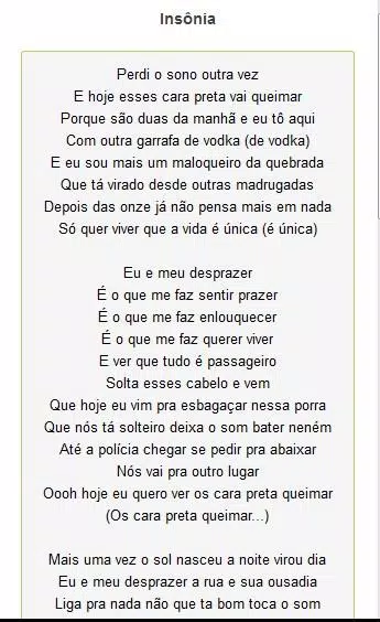 Tribo da Periferia - Valores (Letra) 