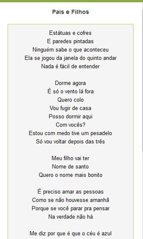 Letra Da Música - LETRA